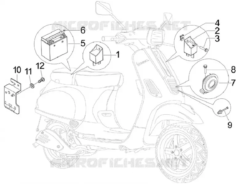 Remote control switches - Battery - Horn