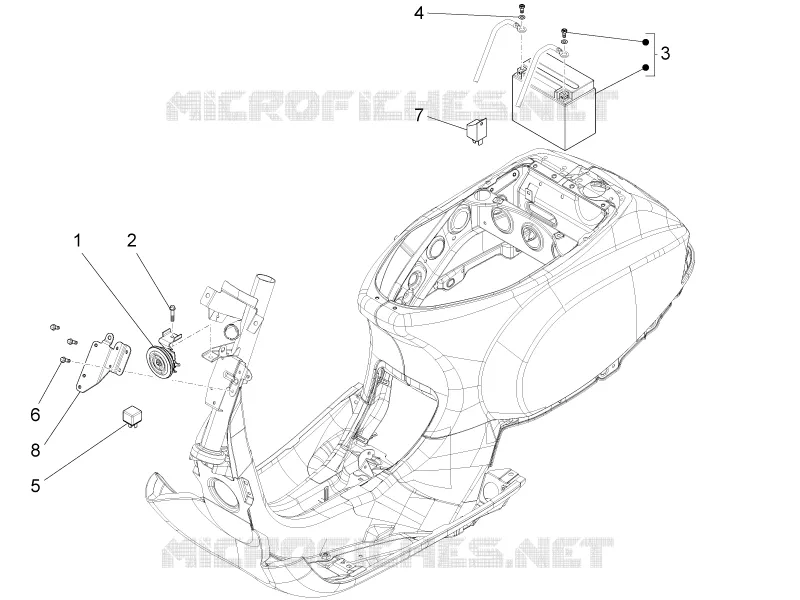 Remote control switches - Battery - Horn
