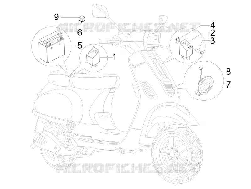 Remote control switches - Battery - Horn