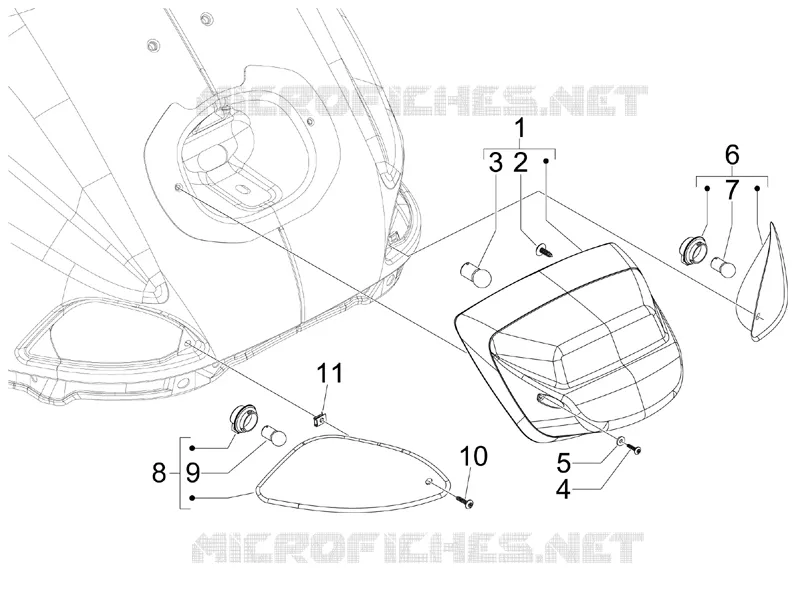 Rear headlamps - Turn signal lamps