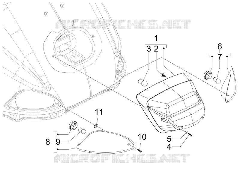 Rear headlamps - Turn signal lamps