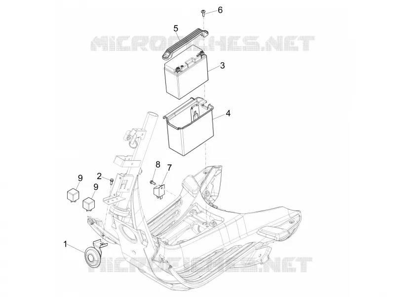 Remote control switches - Battery - Horn