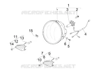 Front headlamps - Turn signal lamps