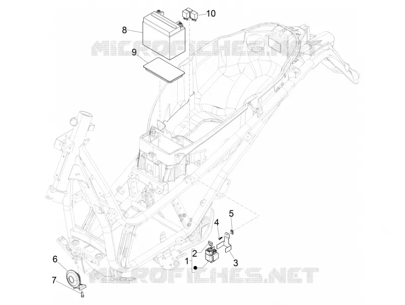Remote control switches - Battery - Horn