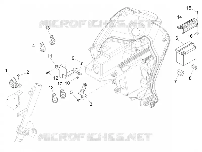 Remote control switches - Battery - Horn