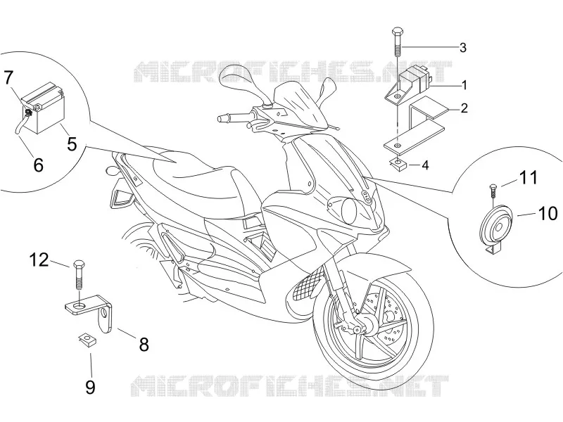Remote control switches - Battery - Horn
