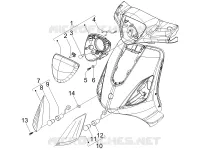 Front headlamps - Turn signal lamps