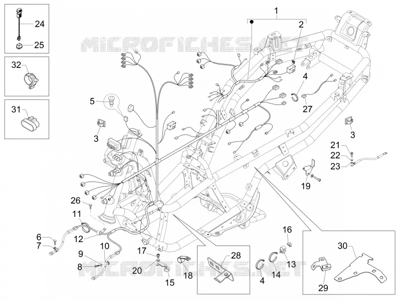 Main cable harness