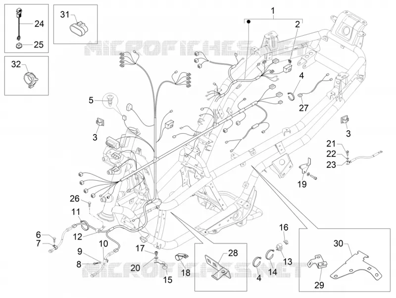 Main cable harness