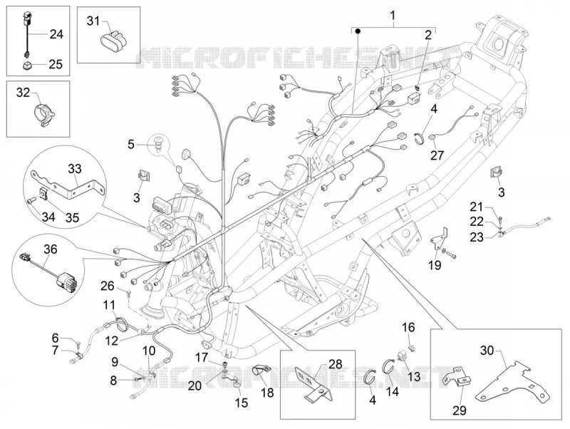 Main cable harness