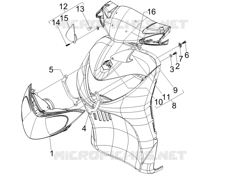 Front headlamps - Turn signal lamps