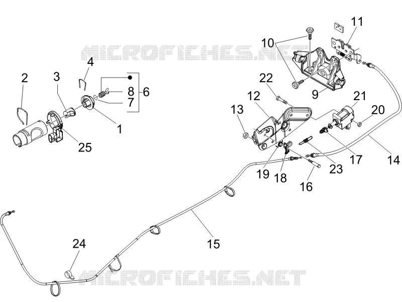 Locks VESPA VESPA-SCOOTER 125 GRANTURISMO 2005  Granturismo L Potenziato