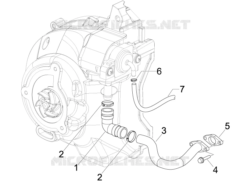 Secondary air box VESPA VESPA-SCOOTER 125 GTV 2008  GTV 4T Navy E3