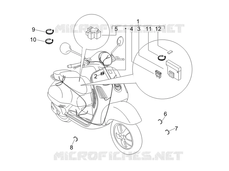 Main cable harness VESPA VESPA-SCOOTER 200 GRANTURISMO 2006  Granturismo L