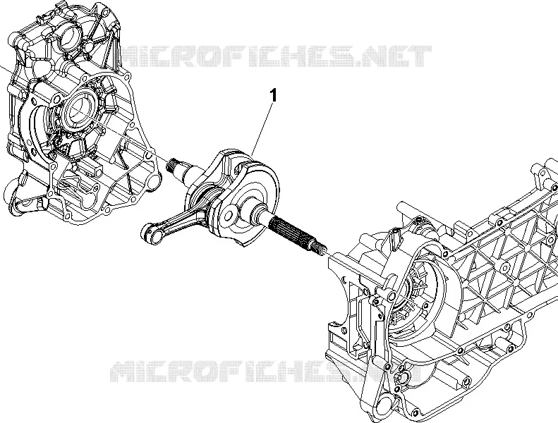 Crankshaft VESPA VESPA-SCOOTER 250 GT 2006  GT ie 60° E3