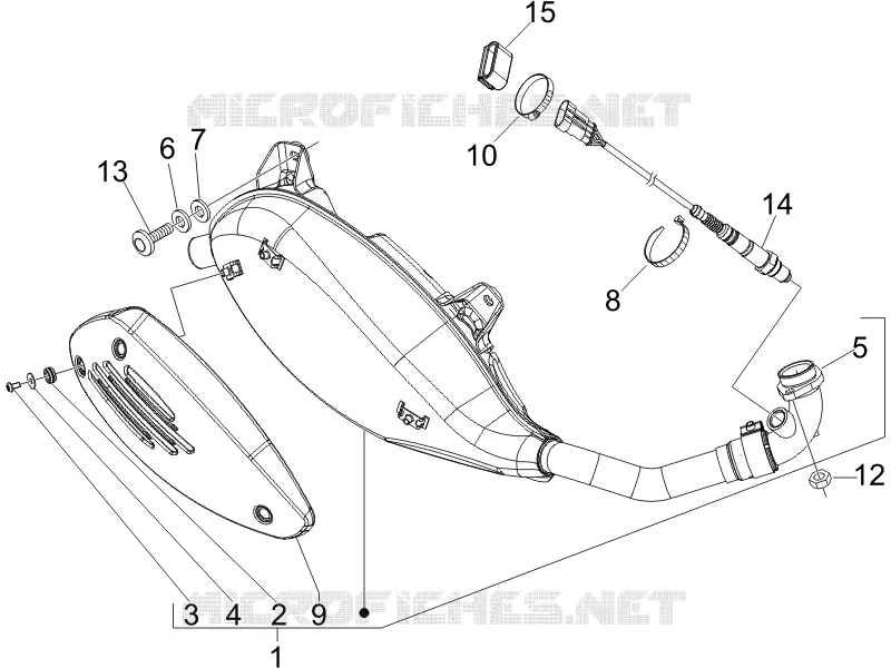 Silencer VESPA VESPA-SCOOTER 250 GT 2006  GT ie 60° E3