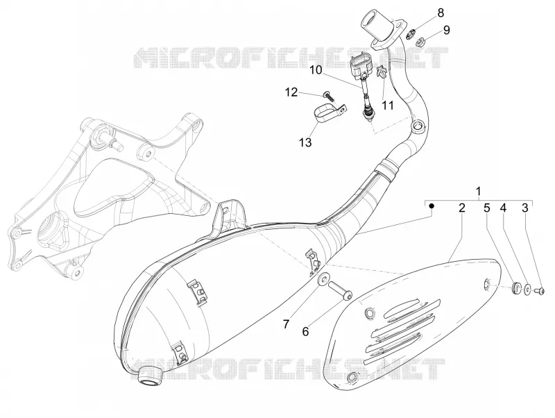Silencer VESPA VESPA-SCOOTER 125 GTS 2016  GTS 4T 3V ie Super