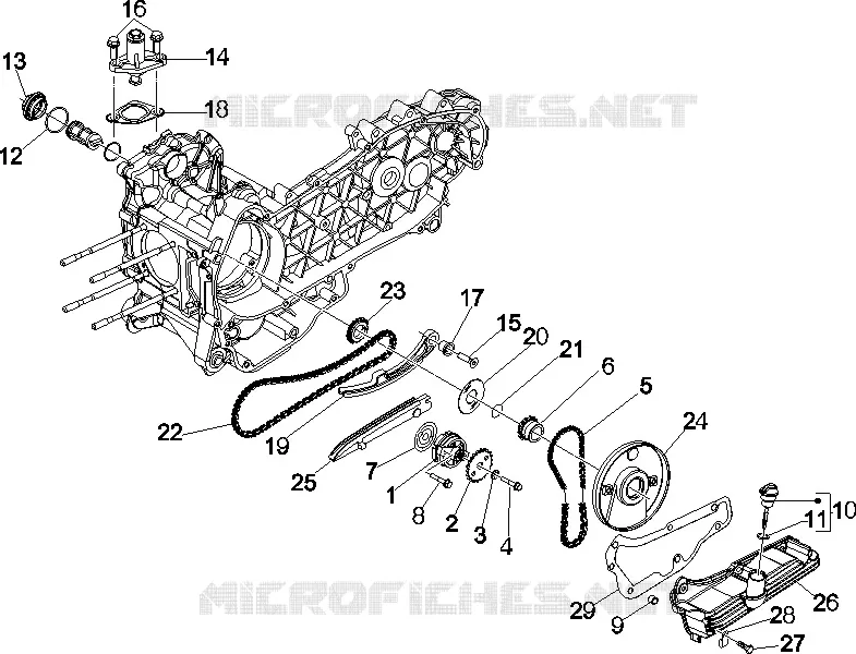 Oil pump VESPA VESPA-SCOOTER 250 GTS 2009  GTS ABS