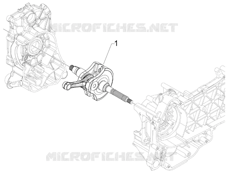 Crankshaft VESPA VESPA-SCOOTER 250 GTS 2011  GTS ie