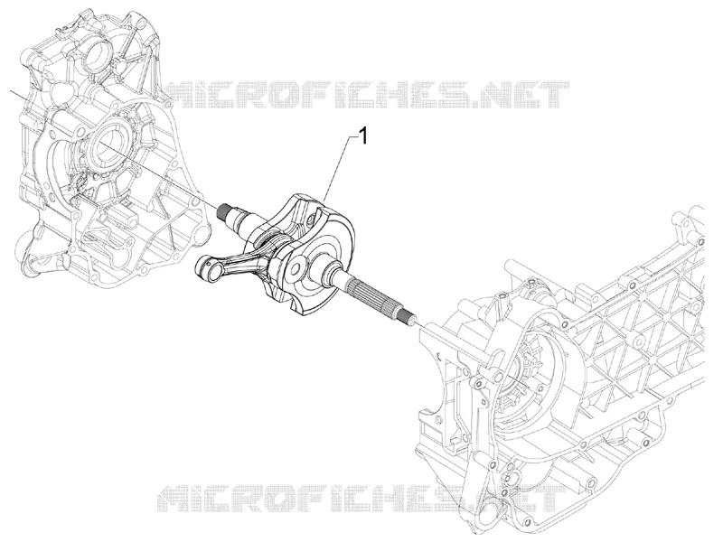 Crankshaft VESPA VESPA-SCOOTER 300 GTS 2010  GTS ie