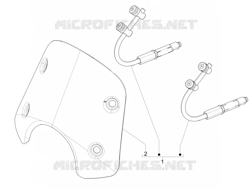 Windshield - Glass VESPA VESPA-SCOOTER 300 GTS 2014  GTS ie ABS