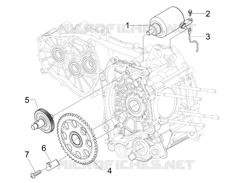 Stater - Electric starter VESPA VESPA-SCOOTER 300 GTS 2013  GTS ie Super