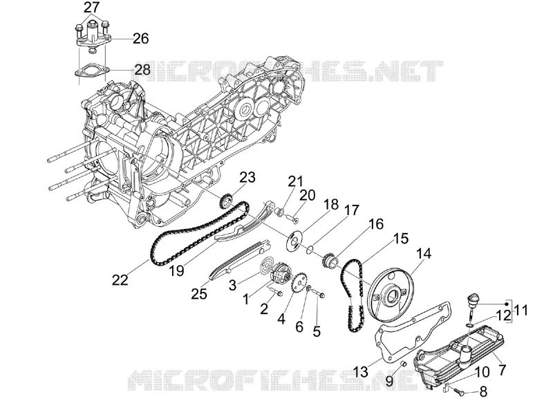 Oil pump VESPA VESPA-SCOOTER 250 GTV 2007  GTV ie