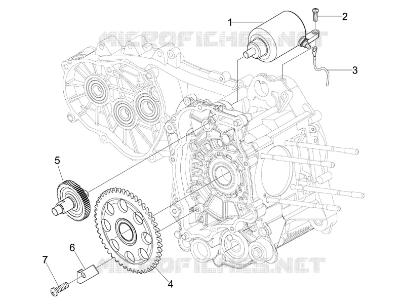 Stater - Electric starter VESPA VESPA-SCOOTER 250 GTV 2007  GTV ie