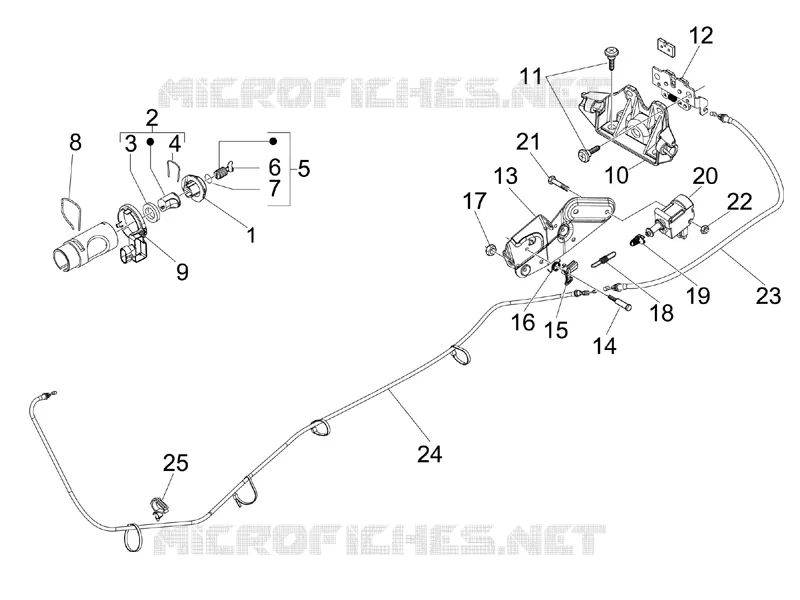 Locks VESPA VESPA-SCOOTER 300 GTV 2016  GTV 4T 4V ie Touring