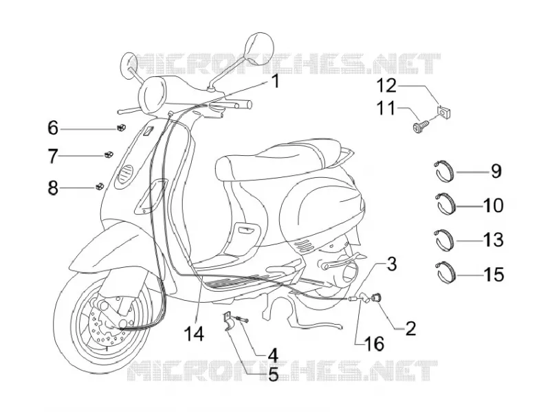 Transmissions VESPA VESPA-SCOOTER 125 LX 2009  LX 4T E3