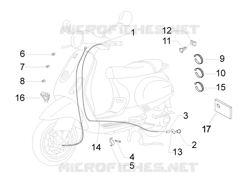 Transmissions VESPA VESPA-SCOOTER 125 LX 2011  LX 4T ie E3 Touring