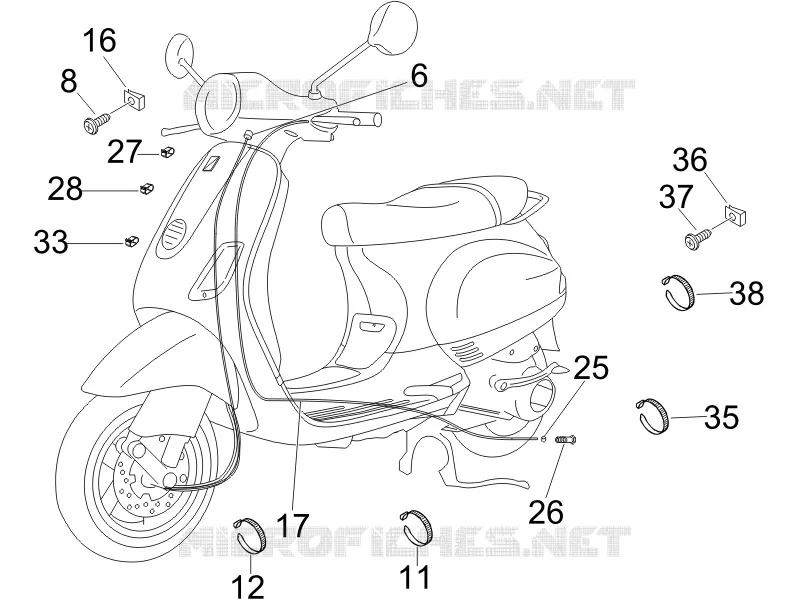 Transmissions VESPA VESPA-SCOOTER 150 LX 2006  LX 4T