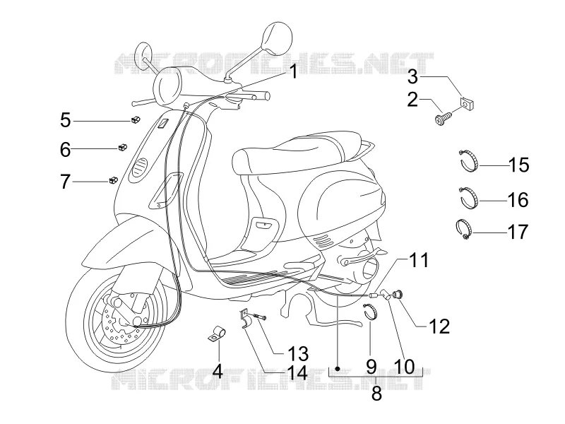 Transmissions VESPA VESPA-SCOOTER 150 LX 2007  LX 4T