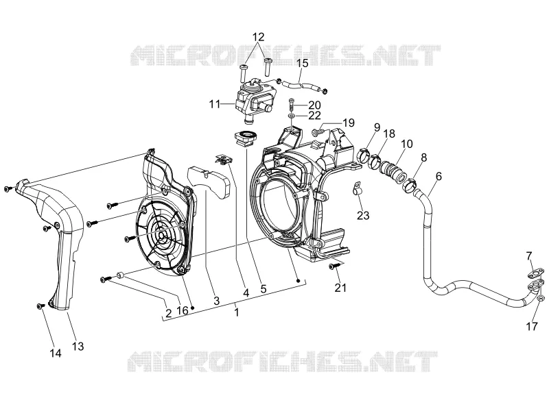 Secondary air box VESPA VESPA-SCOOTER 150 LX 2010  LX 4T