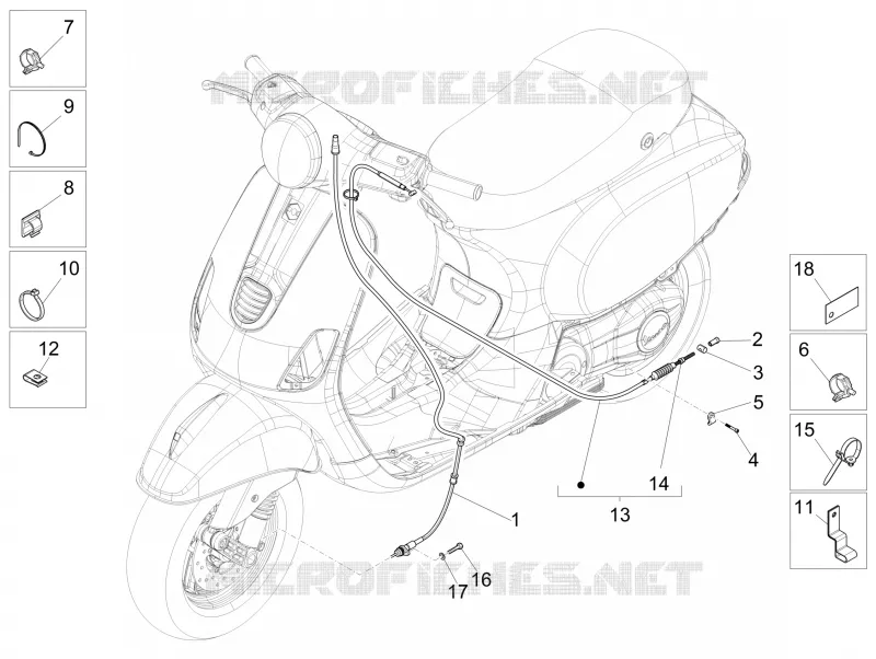 Transmissions VESPA VESPA-SCOOTER 150 LX 2014  LX 4T 2V ie E3