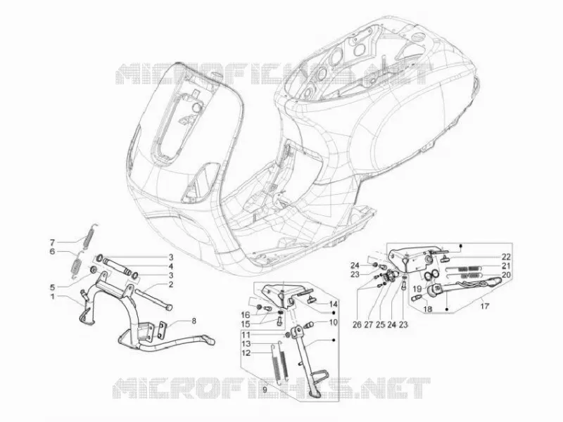 Stand/s VESPA VESPA-SCOOTER 150 LX 2013  LX 4T E3