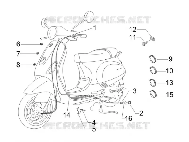 Transmissions VESPA VESPA-SCOOTER 150 LX 2011  LX 4T E3