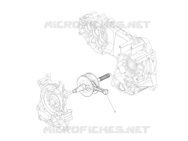 Crankshaft VESPA VESPA-SCOOTER 150 LX 2013  LX 4T ie
