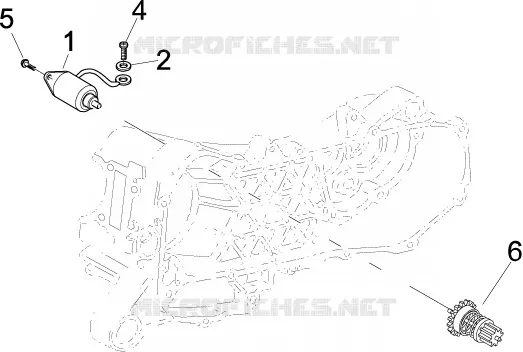 Stater - Electric starter VESPA VESPA-SCOOTER 150 LX 2009  LX 4T ie E3