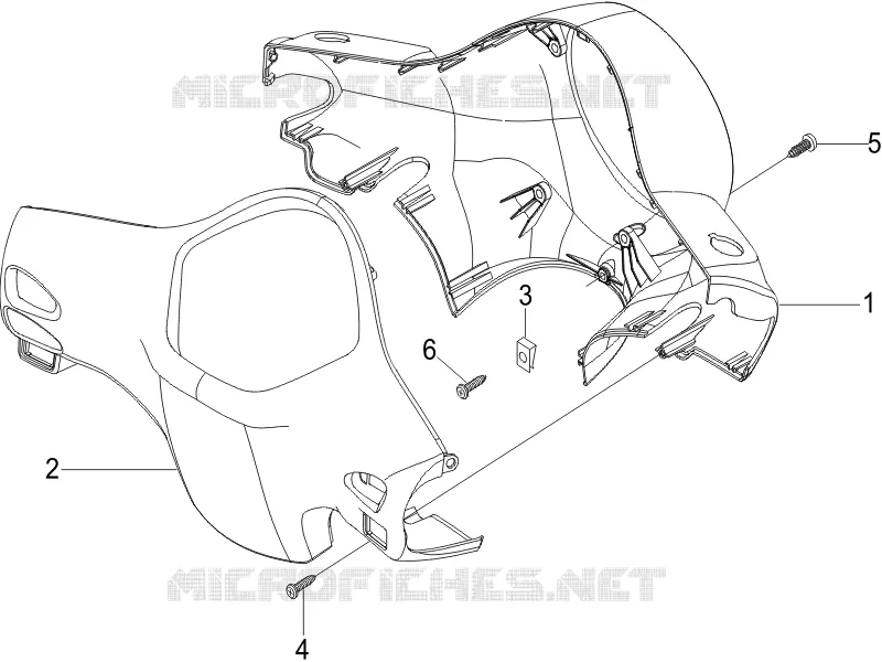 Handlebars coverages VESPA VESPA-SCOOTER 150 LX 2010  LX 4T ie Touring