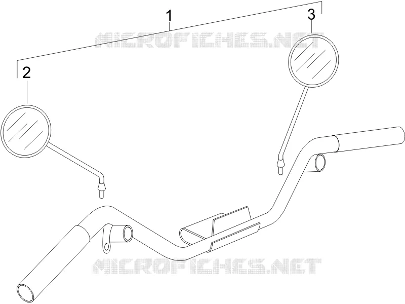 Driving mirror/s VESPA VESPA-SCOOTER 50 LX 2007  LX 4T