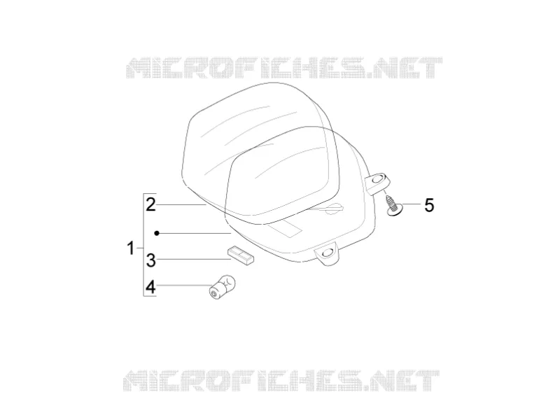 Meter combination - Cruscotto VESPA VESPA-SCOOTER 50 LX 2011  LX 4T 2V 25 Km/h Touring