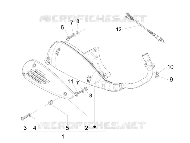 Silencer VESPA VESPA-SCOOTER 125 LXV 2010  LXV 4T ie E3