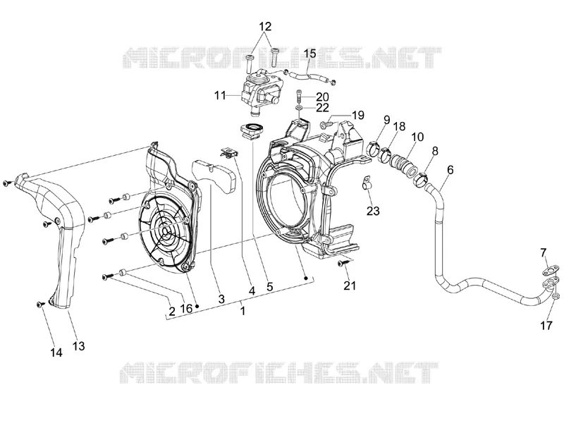 Secondary air box VESPA VESPA-SCOOTER 125 LXV 2007  LXV 4T Navy E3