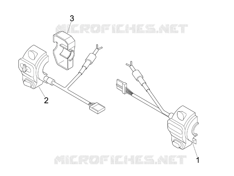 Selectors - Switches - Buttons VESPA VESPA-SCOOTER 50 LXV 2008  LXV 2T Navy