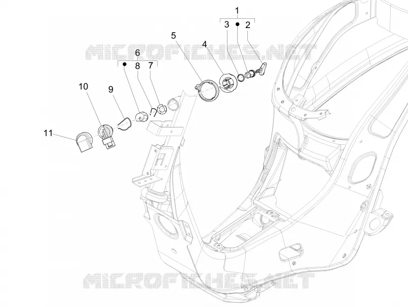 Locks VESPA VESPA-SCOOTER 150 PRIMAVERA 2013  4T 3V ie Primavera