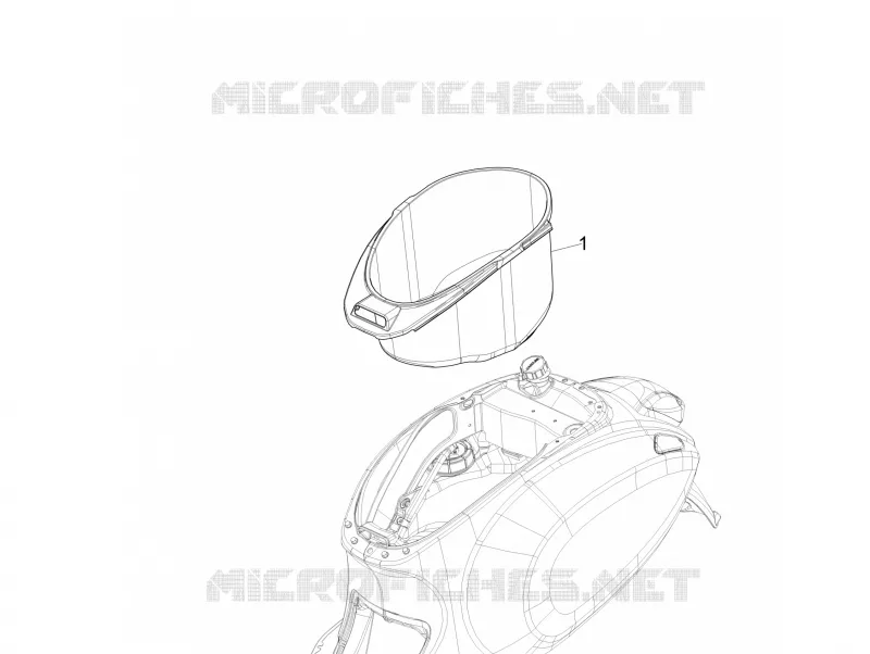 Helmet huosing - Undersaddle VESPA VESPA-SCOOTER 50 PRIMAVERA 2017  Primavera 2T