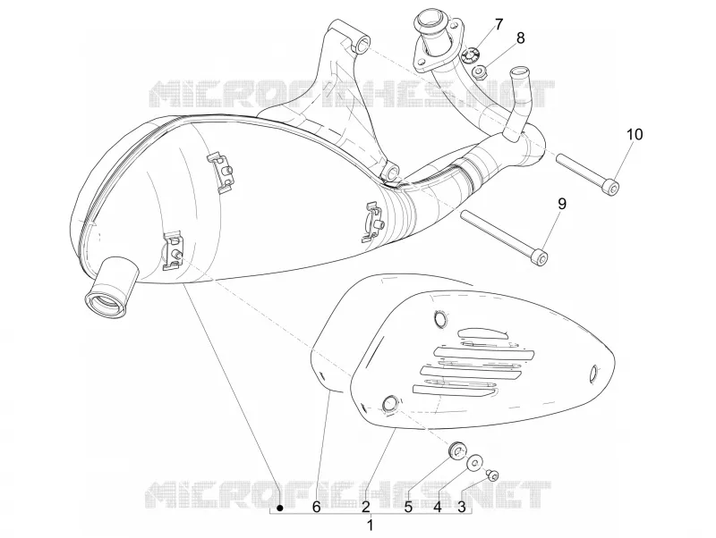 Silencer VESPA VESPA-SCOOTER 50 PRIMAVERA 2015  Primavera 2T