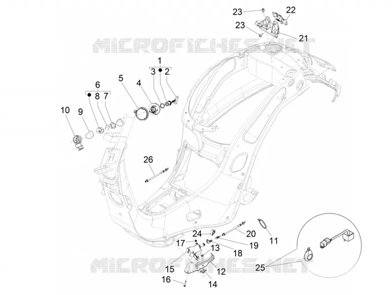 Locks VESPA VESPA-SCOOTER 50 PRIMAVERA 2013  Primavera 4T-4V