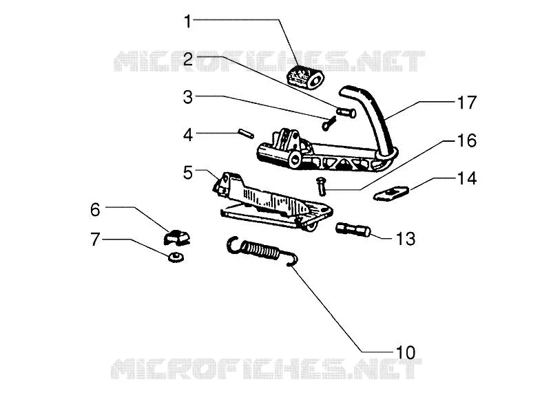 Control pedals - Levers VESPA VESPA-SCOOTER 125 PX 2007  PX 30 Anni